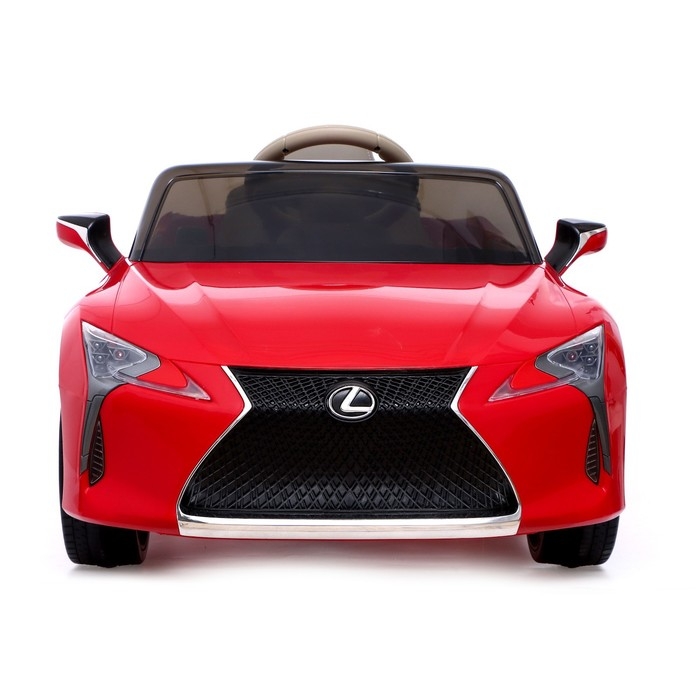 Электромобиль LEXUS LC500, EVA колёса, кожаное сидение, цвет красный Электромобиль LEXUS LC500, EVA колёса, кожаное сидение, цвет красный
