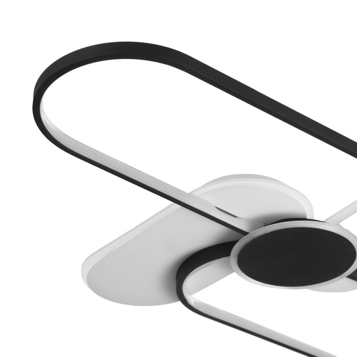 Светильник Светильник "Лайн" LED 90Вт 4000К черно-белый 110х67х6 см BayerLux