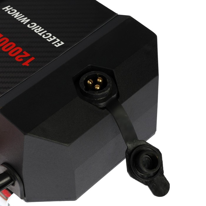 Лебедка электрическая ТУНДРА, 12/24V, 12000 lb (5.4 т), 6 л.с., до 7.8 м/мин, 9.5 мм х 24 м Лебедка электрическая ТУНДРА, 12/24V, 12000 lb (5.4 т), 6 л.с., до 7.8 м/мин, 9.5 мм х 24 м