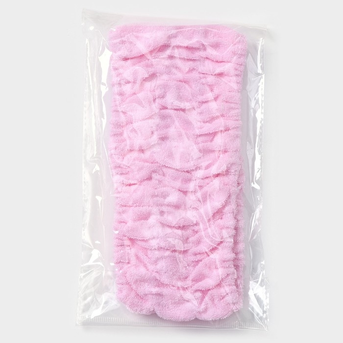 Повязка для умывания Доляна, микрофибра, цвет розовый Повязка для умывания Доляна, микрофибра, цвет розовый
