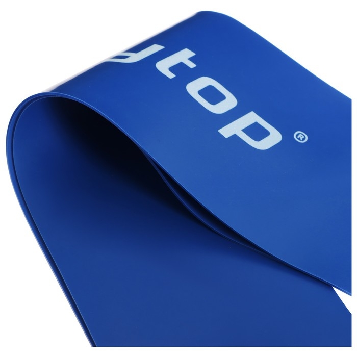 Фитнес-резинка ONLYTOP, 30,5х7,6х0,09 см, нагрузка 8 кг, цвет синий Фитнес-резинка ONLYTOP, 30,5х7,6х0,09 см, нагрузка 8 кг, цвет синий