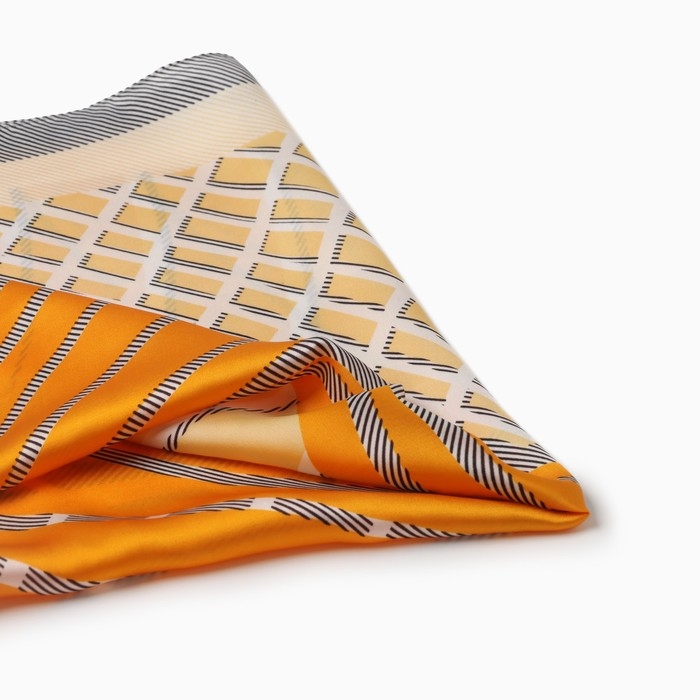 Платок женский MINAKU р-р 7 0*70 см, цв. оранжевый Платок женский MINAKU р-р 7 0*70 см, цв. оранжевый