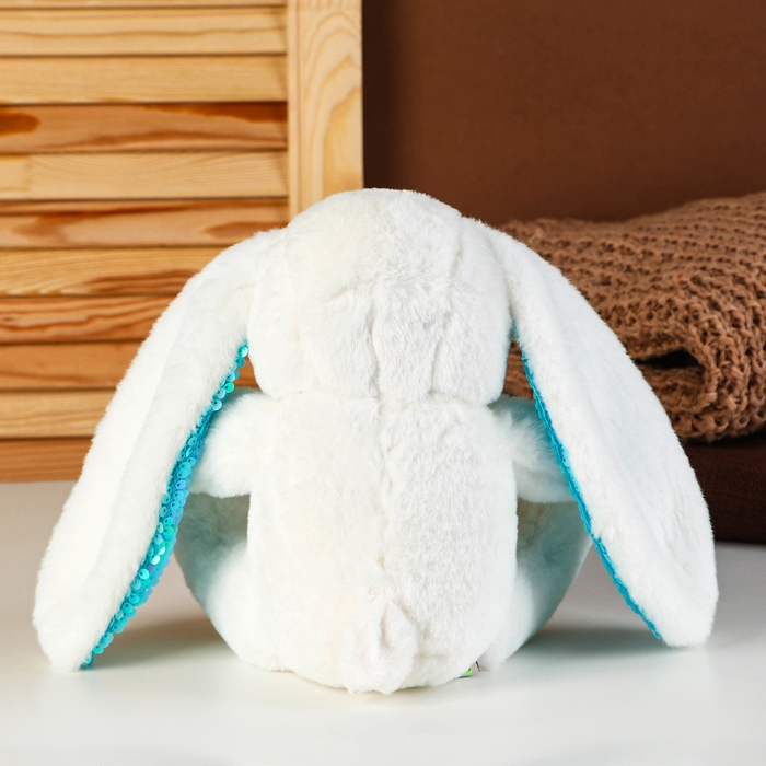 Мягкая игрушка «Мой зайка», с пайетками, 25 см Мягкая игрушка «Мой зайка», с пайетками, 25 см