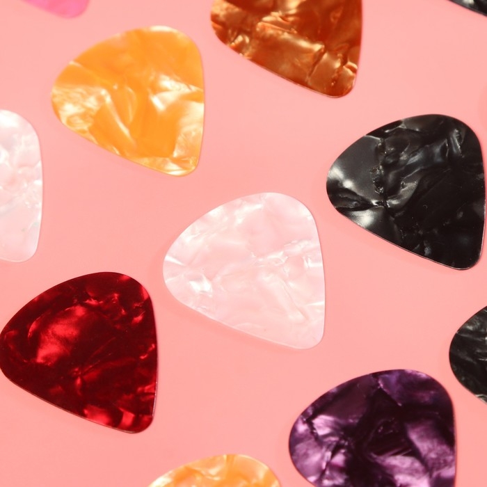 Набор медиаторов Music Life 0,46 мм, 20 штук, микс Набор медиаторов Music Life 0,46 мм, 20 штук, микс