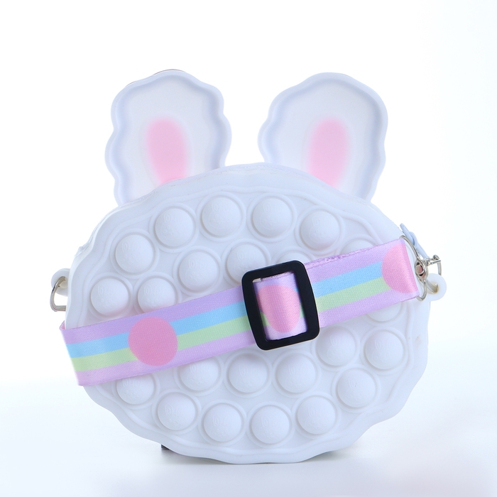 Сумка детская на молнии «Выбражулька», цвет белый