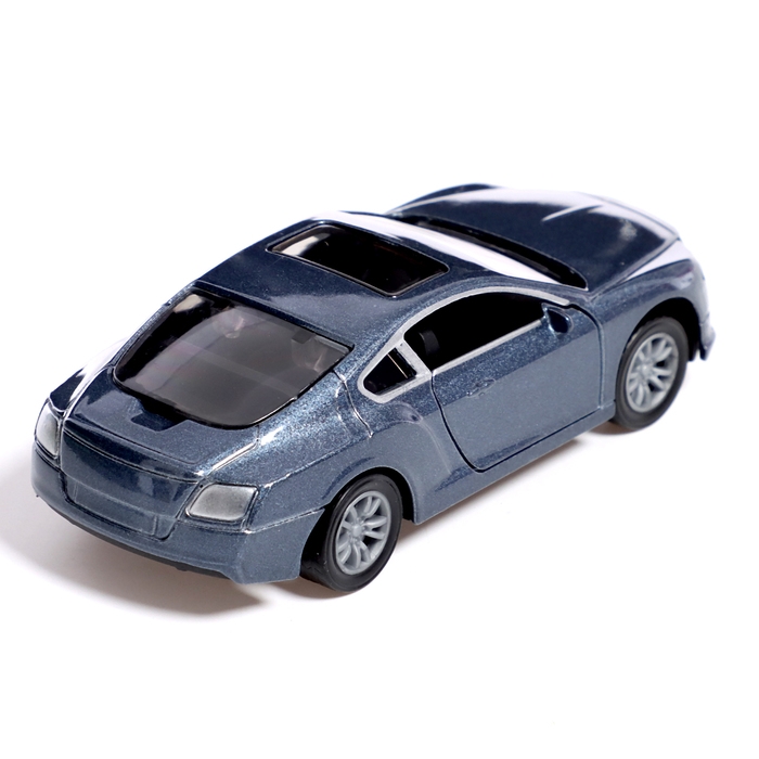 Машина металлическая «Ситикар», инерционная, 1:32, открываются двери, звуковые и световые эффекты, цвет серый