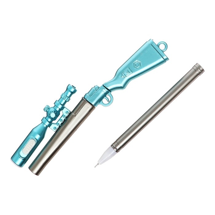 Ручка гелевая-прикол, Calligrata Ручка гелевая-прикол, Calligrata "Винтовка", микс