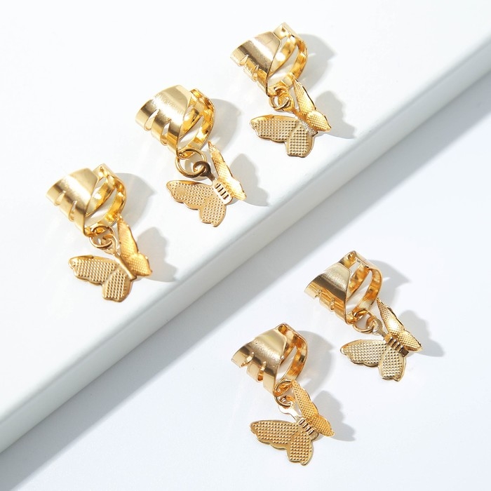 Заколки пирсинг для волос «Самой милой», 5 шт., 2 х 1 х 2 см Заколки пирсинг для волос «Самой милой», 5 шт., 2 х 1 х 2 см