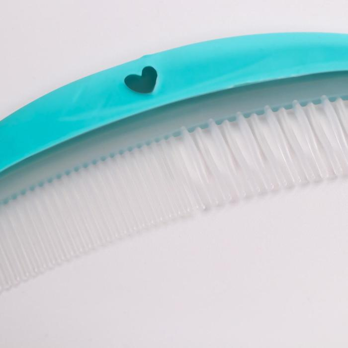 Набор для ухода за волосами «Мишка Принц», расческа и щетка, цвет бирюзовый Набор для ухода за волосами «Мишка Принц», расческа и щетка, цвет бирюзовый