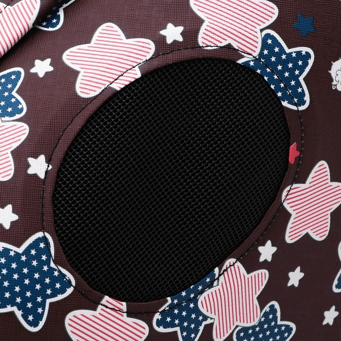 Сумка-переноска для животных  Сумка-переноска для животных "Star", размер L, 53 х 21 х 29 см, бордо