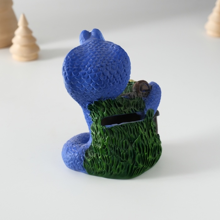 Копилка полистоун Копилка полистоун "Змейка с кадкой/лейкой" МИКС 7х6х10 см