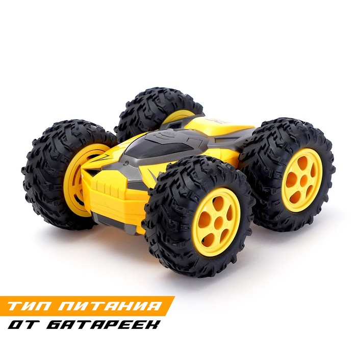 Машина-перевёртыш радиоуправляемая «Атом», работает от батареек Машина-перевёртыш радиоуправляемая «Атом», работает от батареек