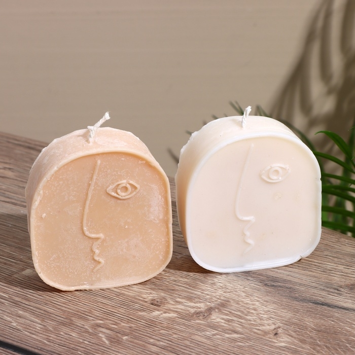 Свеча  Свеча "Пикассо" 7х2,5х8 см, соевый воск,, микс