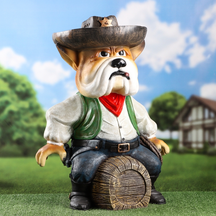 Садовая фигура  Садовая фигура "Шериф" 52х40х67см