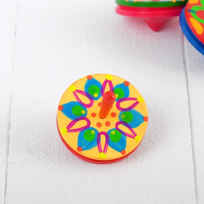 Волчок двойной большой Волчок двойной большой "Расписной", МИКС