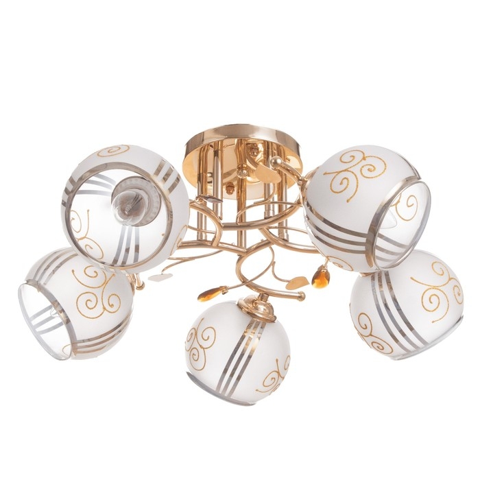 Люстра Люстра "Грета" 5х40Вт Е27 Золото МОДЕЛЬ: 2600553