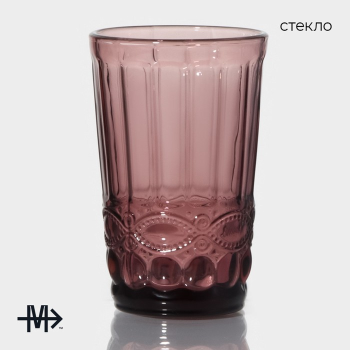 Набор стаканов стеклянных Magistro «Ла-Манш», 350 мл, 8×12,5 см, 6 шт, цвет розовый Набор стаканов стеклянных Magistro «Ла-Манш», 350 мл, 8×12,5 см, 6 шт, цвет розовый