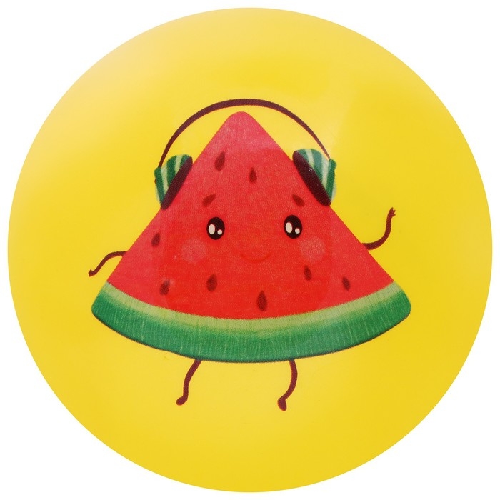 Мяч детский «Арбузик», d=22 см, цвет МИКС Мяч детский «Арбузик», d=22 см, цвет МИКС