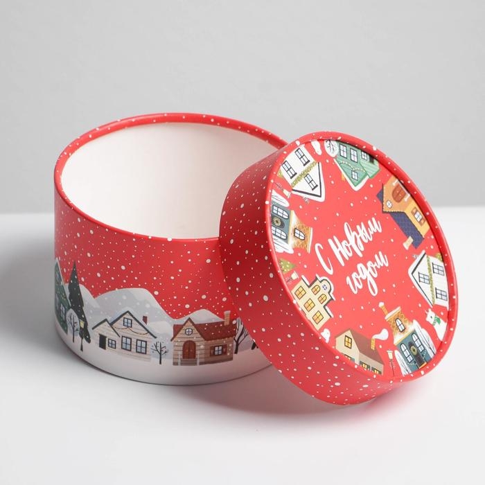 Коробка подарочная «Зимний город», 12 х 8 см, Новый год Коробка подарочная «Зимний город», 12 х 8 см, Новый год