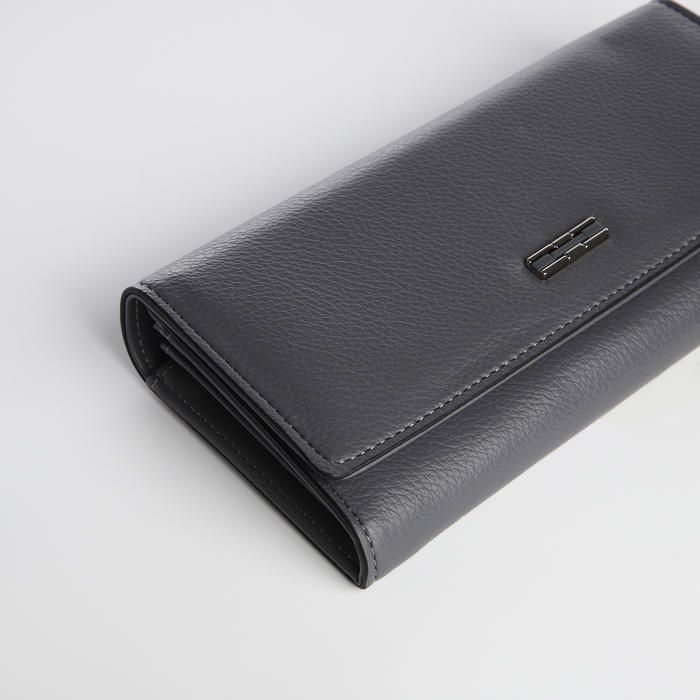 Кошелёк женский на магните, цвет серый Кошелёк женский на магните, цвет серый