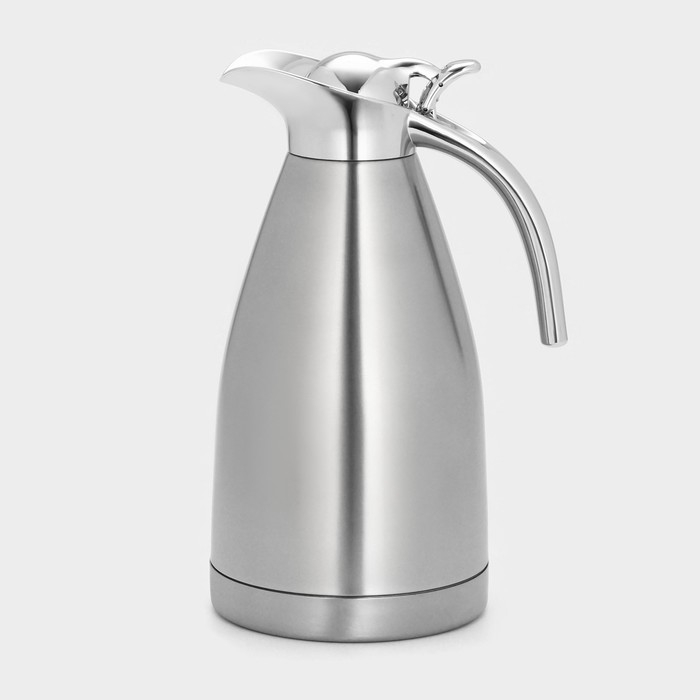 Кофейник из нержавеющей стали «Шеф», 1,5 л, цвет хромированный Кофейник из нержавеющей стали «Шеф», 1,5 л, цвет хромированный