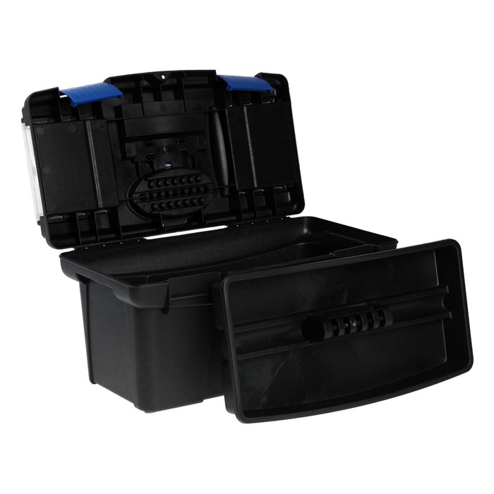 Ящик для инструмента ТУНДРА, 19 Ящик для инструмента ТУНДРА, 19", 490 х 275 х 240 мм, пластиковый