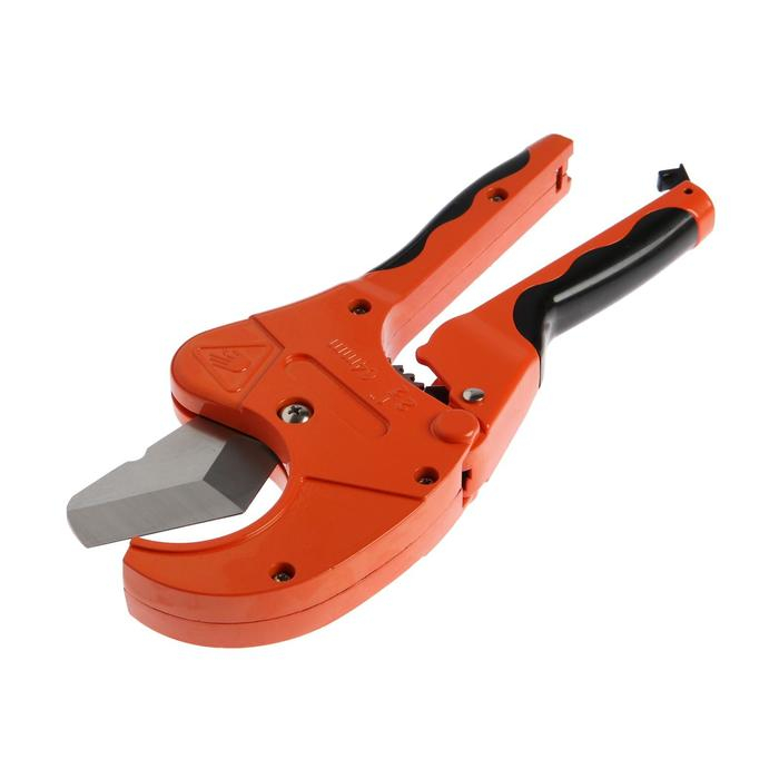 Ножницы для резки труб ТУНДРА по пластику, полуавтомат, усиленные, удлиненные, 2К, до 42 мм Ножницы для резки труб ТУНДРА по пластику, полуавтомат, усиленные, удлиненные, 2К, до 42 мм