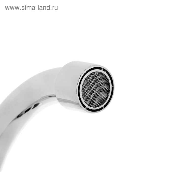 Смеситель для раковины  Смеситель для раковины "Центр Сантехники" 11457, двухвентильный, на гайке, высокий излив, хром