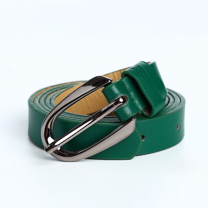 Ремень женский, ширина 1,6 см, пряжка металл, цвет Ремень женский, ширина 1,6 см, пряжка металл, цвет