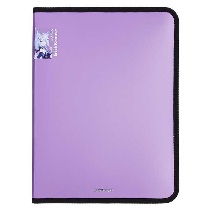 Папка для тетрадей на молнии А4+, ErichKrause Папка для тетрадей на молнии А4+, ErichKrause "Matt Manga", до 250 листов, микс