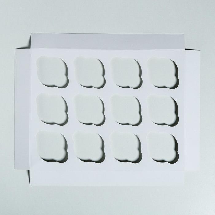 Коробка для капкейков «С Новым Годом» 25 х 33 х 10 см, Новый год Коробка для капкейков «С Новым Годом» 25 х 33 х 10 см, Новый год