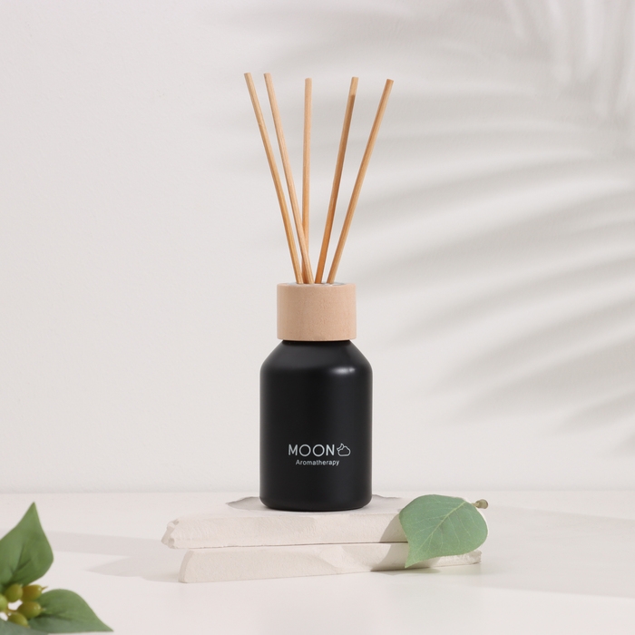 Диффузор ароматический  Диффузор ароматический "Moon", 100 мл, чёрный джентельмен
