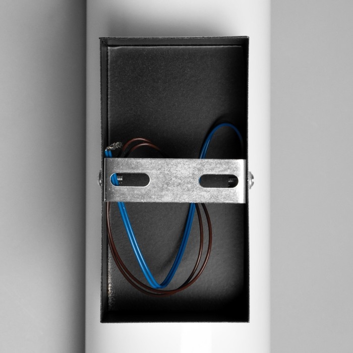 Бра "Хлоя" 2хG9 5Вт белый золото 12х12х48см