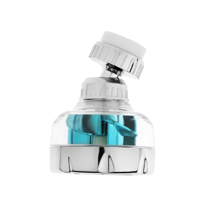 Аэратор ZEIN, регулировка потока, вентилятор, пластик, сетка нерж., прозрачный/хром Аэратор ZEIN, регулировка потока, вентилятор, пластик, сетка нерж., прозрачный/хром