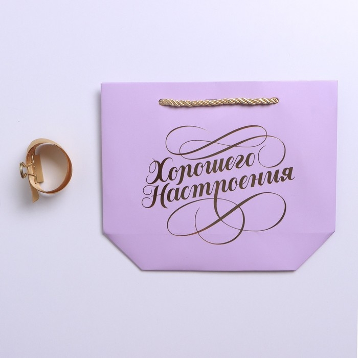 Пакет подарочный, упаковка, «Настроение», 14 х 17 х 7 см Пакет подарочный, упаковка, «Настроение», 14 х 17 х 7 см