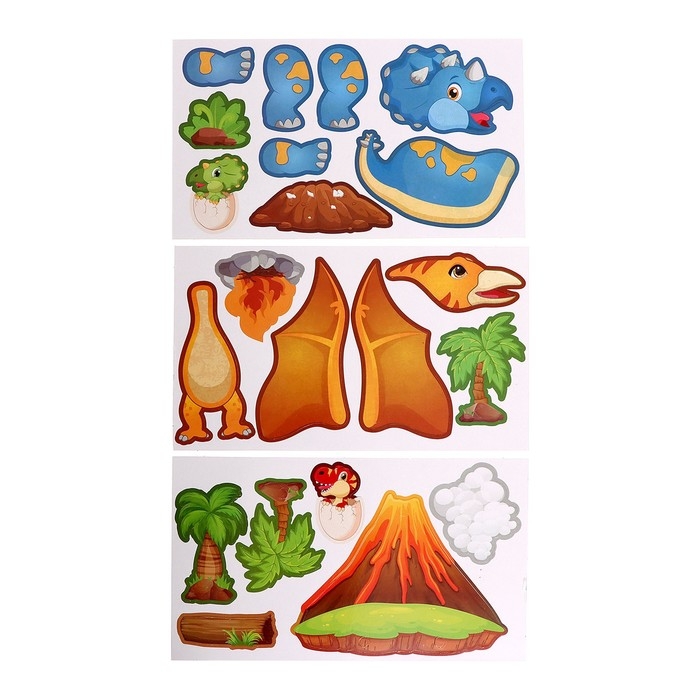 Конструктор винтовая мозаика «Диномир», с электрическим шуруповёртом, 216 деталей Конструктор винтовая мозаика «Диномир», с электрическим шуруповёртом, 216 деталей