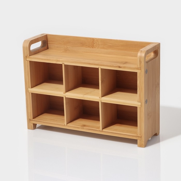 Банки стеклянные для хранения сыпучих продуктов «Тури», 8 предметов: 6 банок 300 мл, 8×6 см, ложка, бамбуковый ящик Банки стеклянные для хранения сыпучих продуктов «Тури», 8 предметов: 6 банок 300 мл, 8×6 см, ложка, бамбуковый ящик