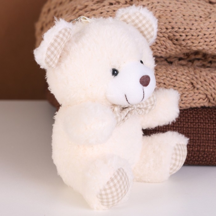 Мягкая игрушка «Мишка» на брелоке, 12 см, цвет МИКС Мягкая игрушка «Мишка» на брелоке, 12 см, цвет МИКС