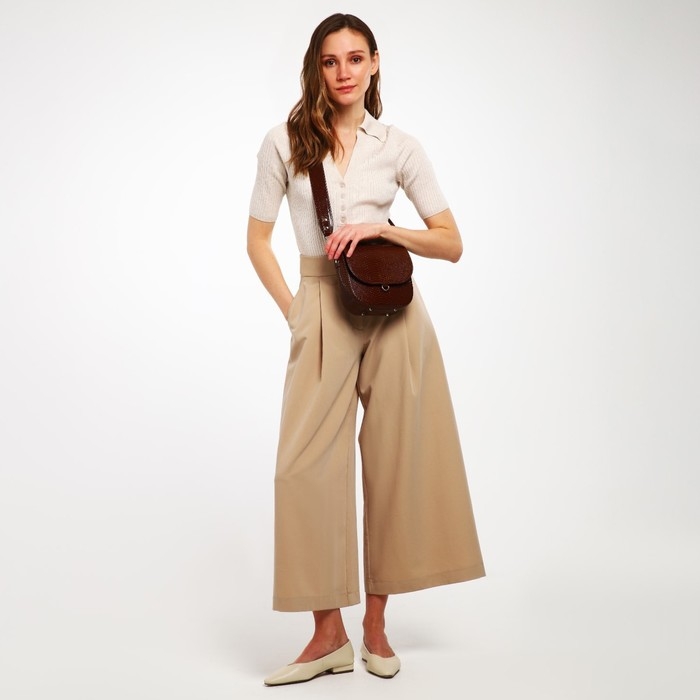 Сумка женская TEXTURA, мессенджер, маленький размер, цвет коричневый Сумка женская TEXTURA, мессенджер, маленький размер, цвет коричневый