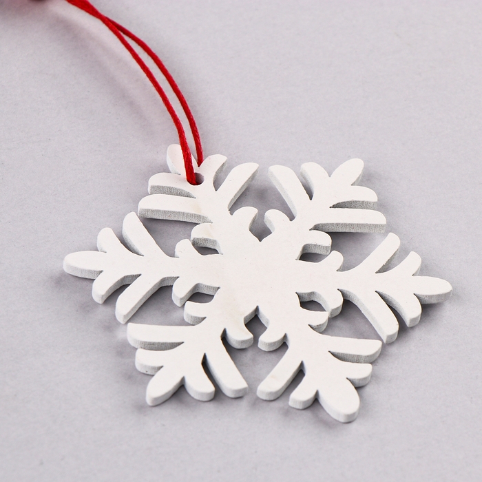 Подвеска новогодняя «Снежинка», (набор 3 шт.) Подвеска новогодняя «Снежинка», (набор 3 шт.)