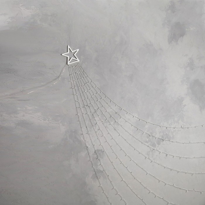 Светодиодная фигура «Комета» 3.5 м, пластик, 9 нитей, 220 В, свечение синее Светодиодная фигура «Комета» 3.5 м, пластик, 9 нитей, 220 В, свечение синее