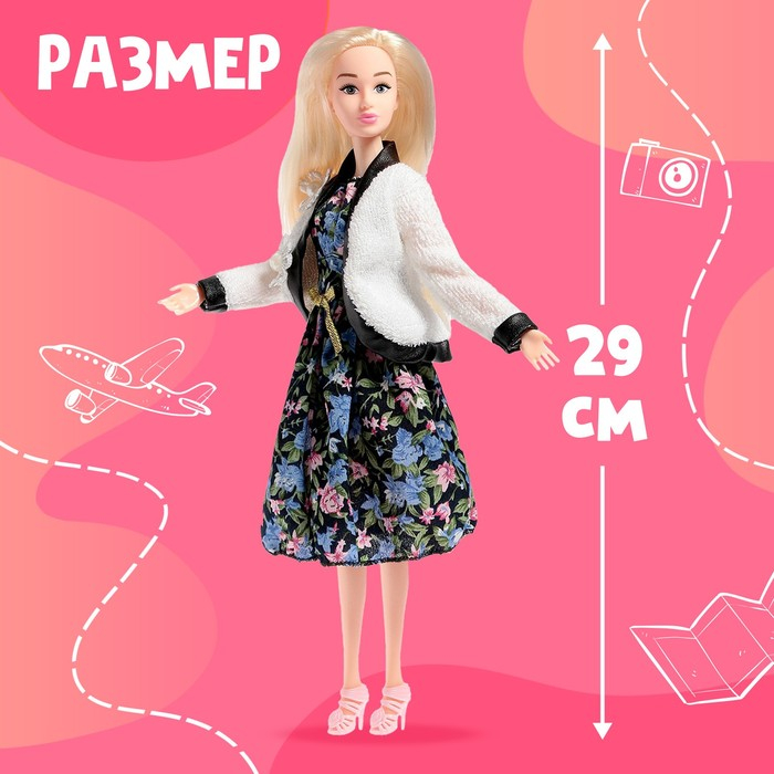 Кукла-модель шарнирная «Кэтти в Париже», 29 см, с аксессуарами, серия Вокруг света Кукла-модель шарнирная «Кэтти в Париже», 29 см, с аксессуарами, серия Вокруг света