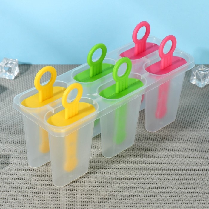 Форма для мороженого Доляна «Симпл», 6 ячеек Форма для мороженого Доляна «Симпл», 6 ячеек