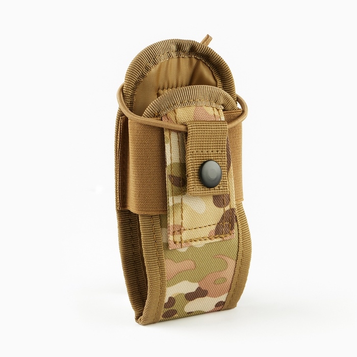 Подсумок тактический для рации Baofeng, 6.5×5×15 см, на пояс и бронежилет, MOLLE, мультикам Подсумок тактический для рации Baofeng, 6.5×5×15 см, на пояс и бронежилет, MOLLE, мультикам