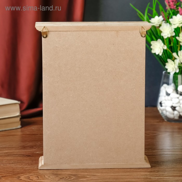 Ключница дерево 6 крючков Ключница дерево 6 крючков "Бабочки на цветке" 25,5х6,5х20,5 см