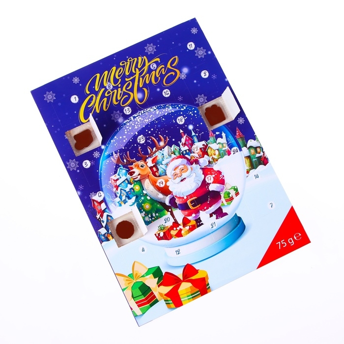 Новый год. Адвент-календарь Baron, 75 г Новый год. Адвент-календарь Baron, 75 г