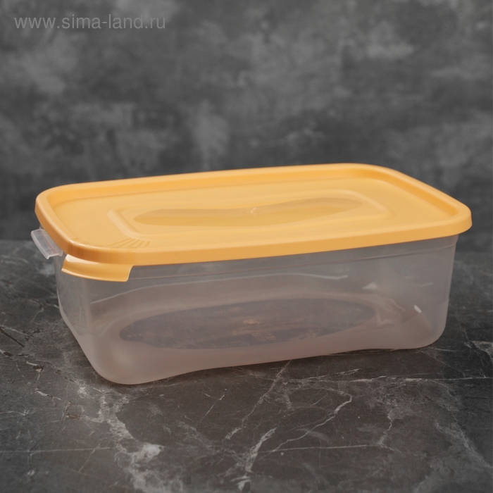 Контейнер для продуктов «Каскад», 2,2 л, прозрачный, крышка микс Контейнер для продуктов «Каскад», 2,2 л, прозрачный, крышка микс