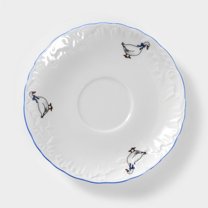 Чайная пара «Рококо. Гуси», 330 мл Чайная пара «Рококо. Гуси», 330 мл