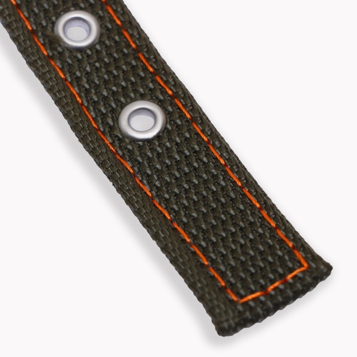 Ошейник брезентовый безразмерный двухслойный, 55 х 2,5 см, ОШ 25-45 см Ошейник брезентовый безразмерный двухслойный, 55 х 2,5 см, ОШ 25-45 см