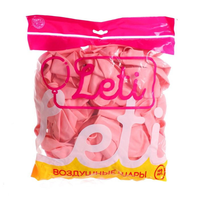 Шар латексный 12 Шар латексный 12", пастель, набор 100 шт., цвет светло-розовый